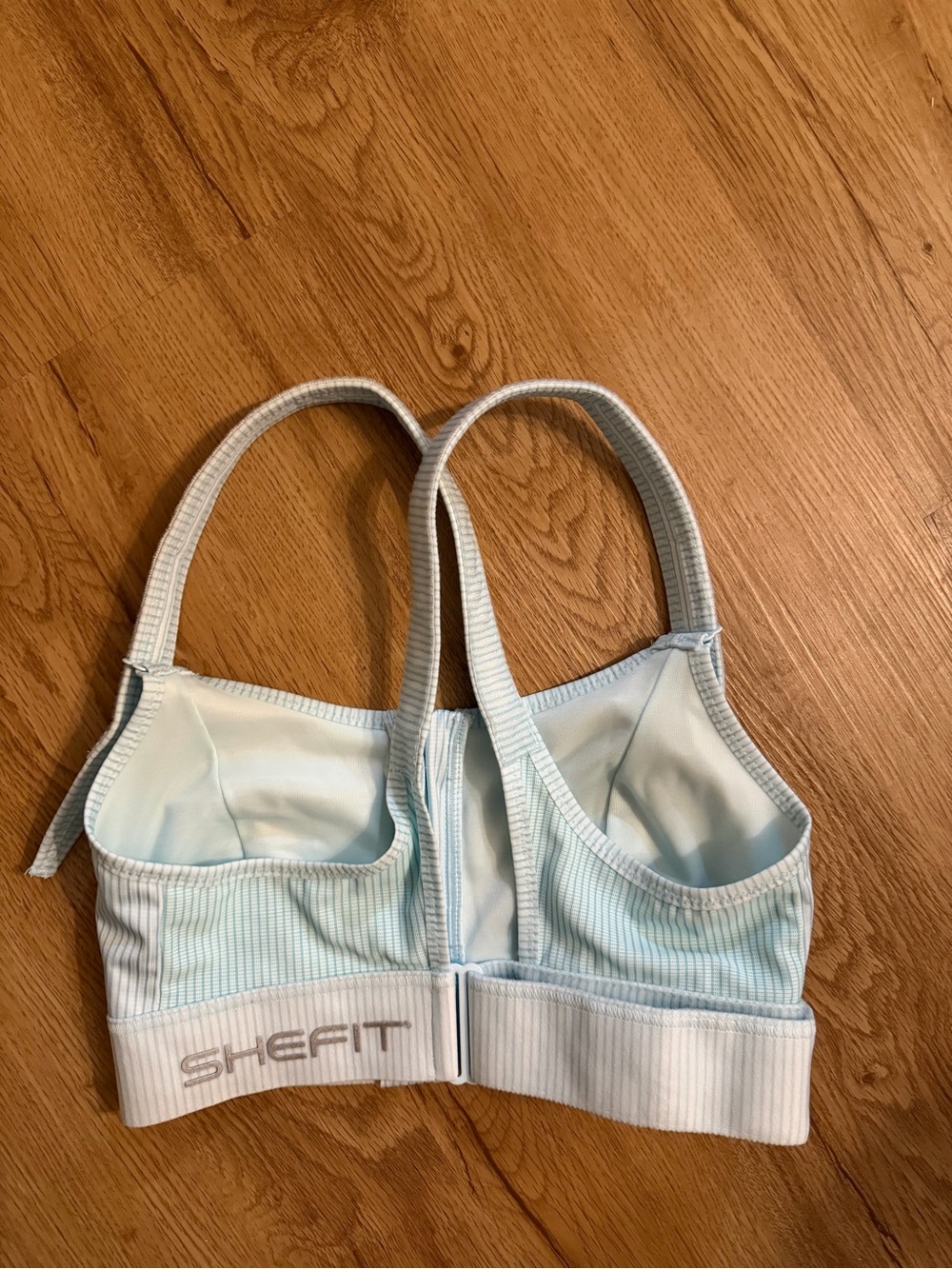 BUNDLE: 2 Shefit Ultimate Sports Bras — Black & Blue Tie-Dye | Size Medium - Picture 4 of 6